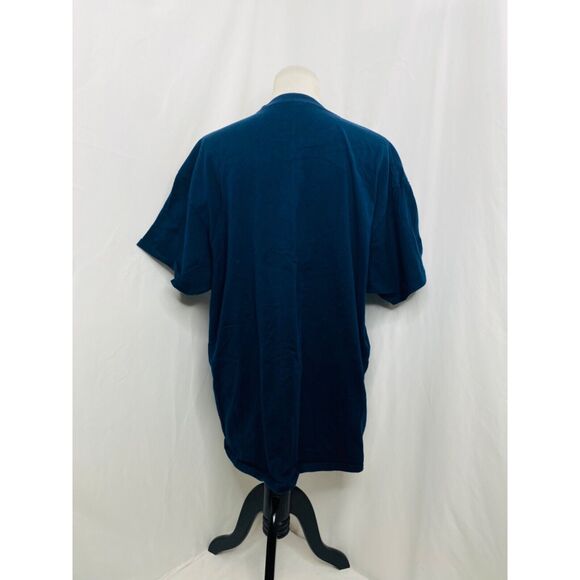 Champion Men’s Shirt Blue Short Sleeve Crewneck Athletic Size XXL - Picture 3 of 6